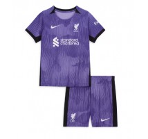 Liverpool Koszulka Trzecia dzieci 2023-24 Krótki Rękaw (+ krótkie spodenki)